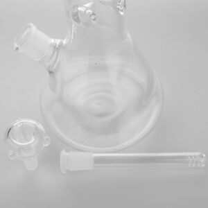 18_Extra_Thick_Clear_Glass_Beaker_Bong_Puffing_Bird_Best_Online_Headshop_Bong_Bowl_Downstem_view3 18" Extra Thick Clear Glass Beaker Bong