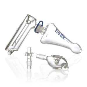 Grav Labs 7" Helix Bubbler Kit - Clear