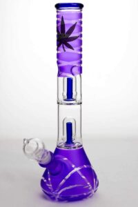 12" infyniti double shower head beaker Bong