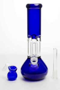 29a26e7d-4553-4474-b019-42d9bf156141 11" Blue Beaker Bong With Ash Catcher
