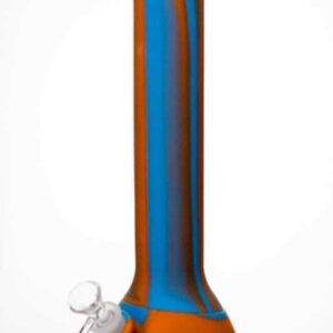 13" Stripe Silicone Beaker Bong