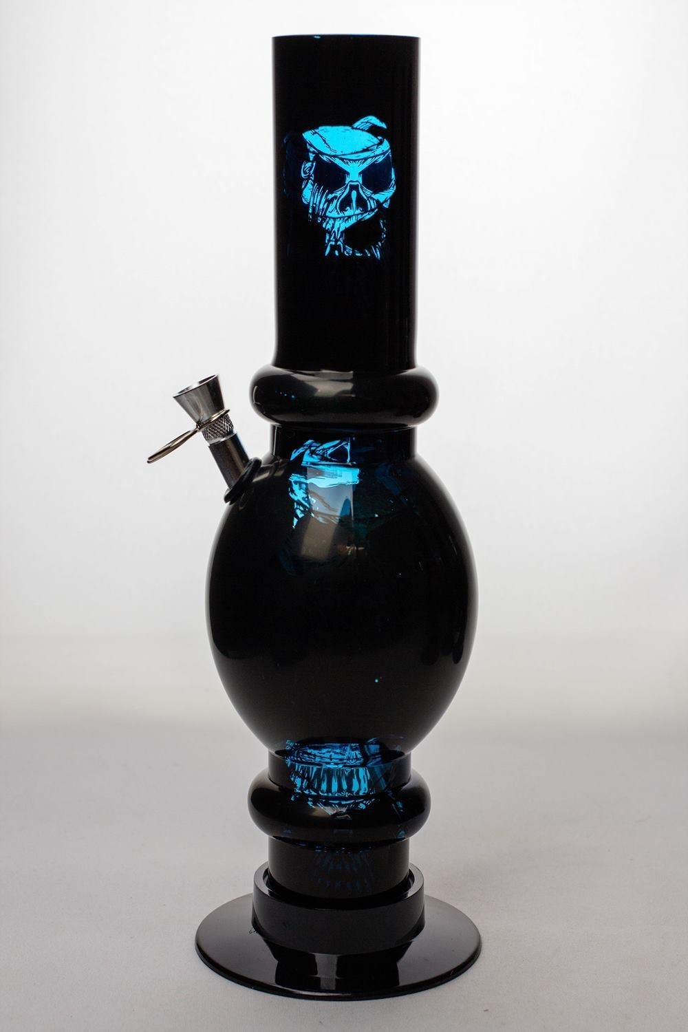 2ee9eeab-c1cf-466c-b967-a463c9c004ab 12" Skull Pattern Acrylic Bong