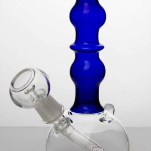 7" 2-in-1 Blue glass water bubbler