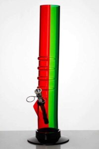 12" Acrylic Rasta Water Pipe