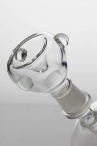 7" 2-in-1 Blue glass water bubbler