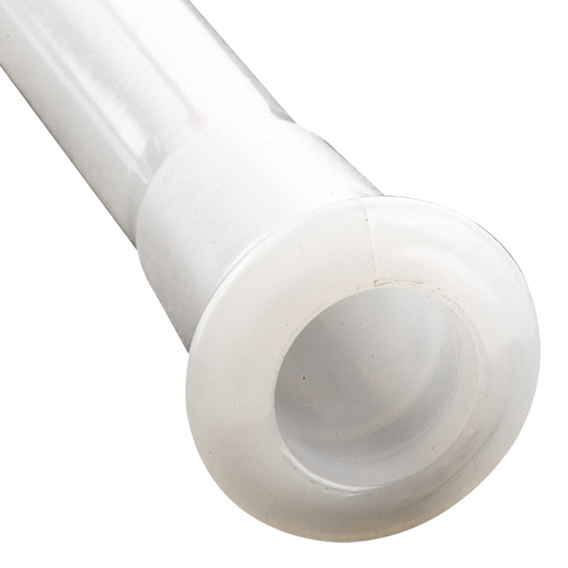 4.718mmTo14mmAcrylicDiffuserDownstemWhite_13 4.7" 18mm To 14mm Acrylic Diffuser Downstem (White)