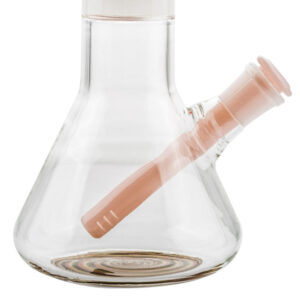 4.718mmTo14mmAcrylicPercDiffuserDownstem_Pink_1 4.7" 18mm To 14mm Acrylic Perc Diffuser Downstem (Pink)