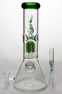 443d0d4b-d54d-423a-b52e-6e88400557ed 11" Genie Glass 6-Arm Beaker Water Bong