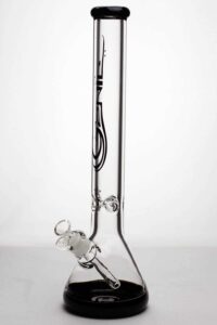 4e19c6c6-0dad-4129-b753-0d6550bd256f 18" genie 9 mm beaker colored bottom water bong