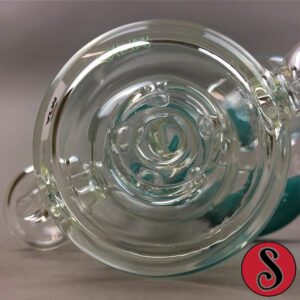 5" AFM Mini Recycler Rig With Shower Head Perc And Round Mouth Piece