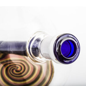 5.518mmTo14mmAcrylicDiffuserDownstem_Blue_2 5.5" 18mm To 14mm Acrylic Diffuser Downstem (Blue)