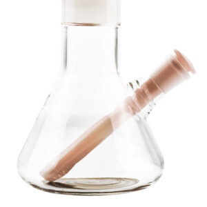 5.518mmTo14mmAcrylicDiffuserDownstem_Pink_6 5.5" 18mm To 14mm Acrylic Diffuser Downstem (Pink)