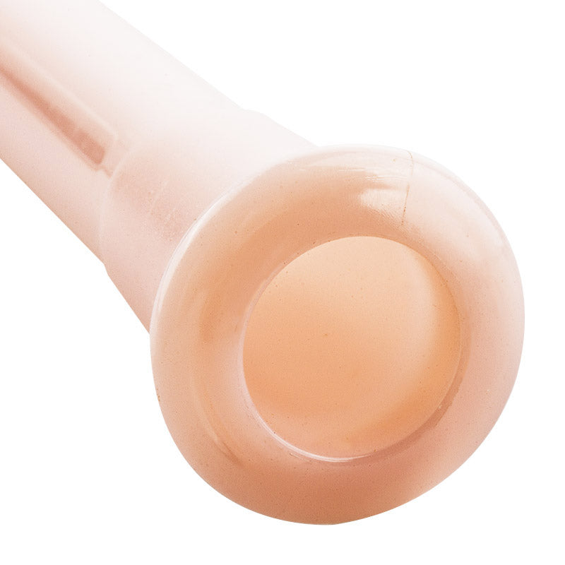 5.518mmTo14mmAcrylicDiffuserDownstem_Pink_7 5.5" 18mm To 14mm Acrylic Diffuser Downstem (Pink)