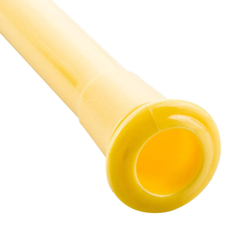 5.518mmTo14mmAcrylicDiffuserDownstem_Yellow_5 5.5" 18mm To 14mm Acrylic Diffuser Downstem (Yellow)