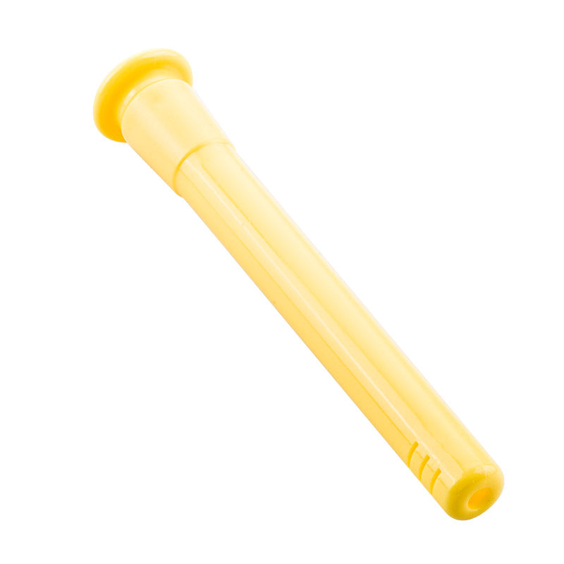 5.518mmTo14mmAcrylicDiffuserDownstem_Yellow_6 5.5" 18mm To 14mm Acrylic Diffuser Downstem (Yellow)