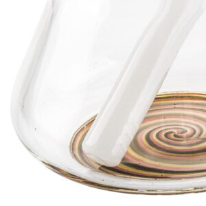 5.518mmTo14mmSlittedDiffuserDownstem_White_2 5.5" 18mm To 14mm Slitted Diffuser Downstem (White)