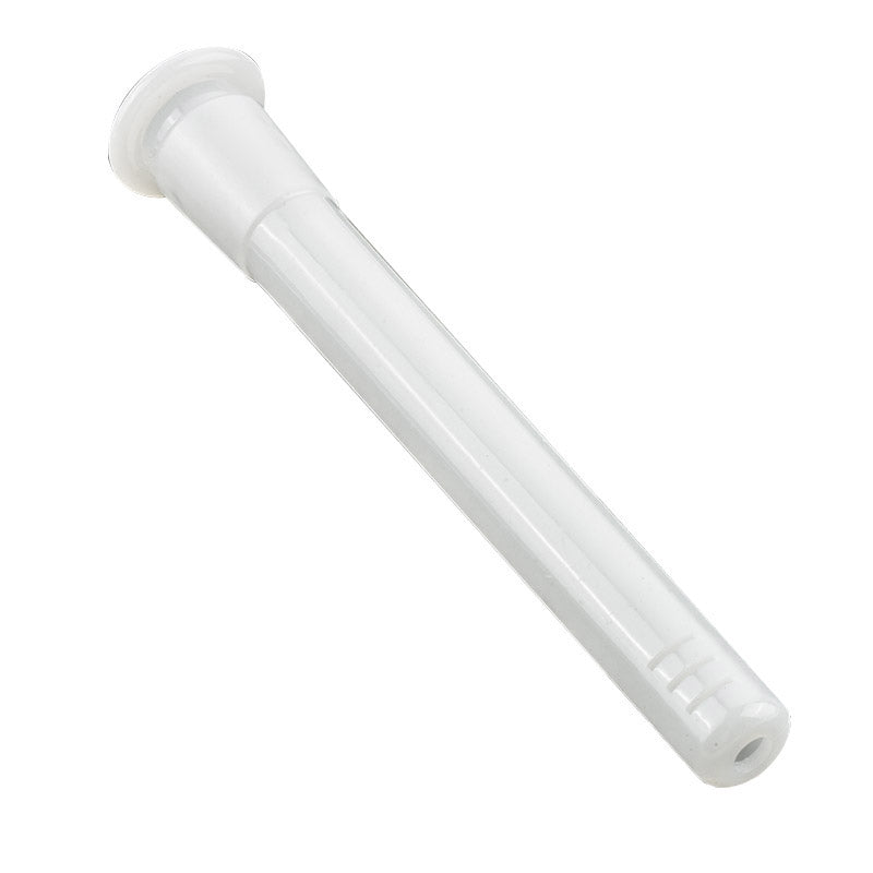 5.518mmTo14mmSlittedDiffuserDownstem_White_6 5.5" 18mm To 14mm Slitted Diffuser Downstem (White)