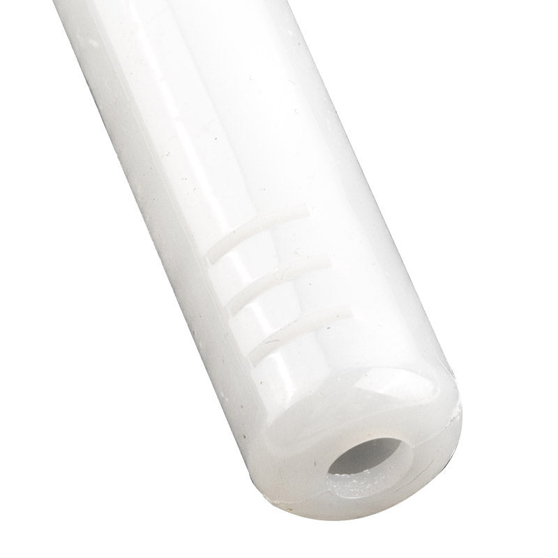 5.518mmTo14mmSlittedDiffuserDownstem_White_7 5.5" 18mm To 14mm Slitted Diffuser Downstem (White)