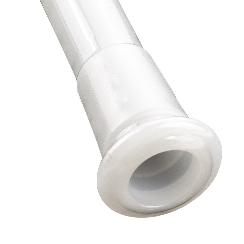 5.518mmTo14mmSlittedDiffuserDownstem_White_8 5.5" 18mm To 14mm Slitted Diffuser Downstem (White)