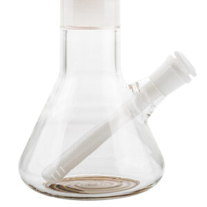 5.518mmTo14mmSlittedDiffuserDownstem_White_9 5.5" 18mm To 14mm Slitted Diffuser Downstem (White)