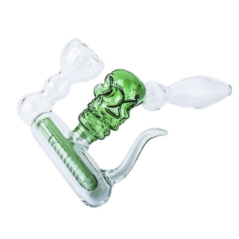 5.9SkullDiffusedPercMiniDabRig_2 5.9" Skull Diffused Perc Mini Bong