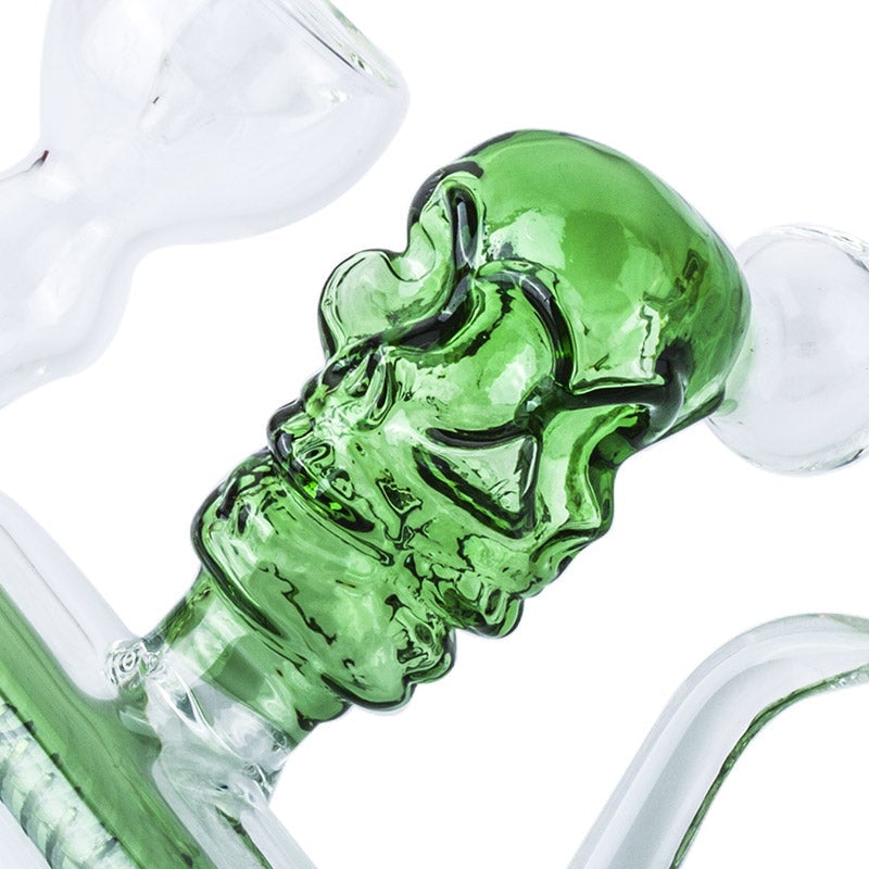 5.9SkullDiffusedPercMiniDabRig_3 5.9" Skull Diffused Perc Mini Bong
