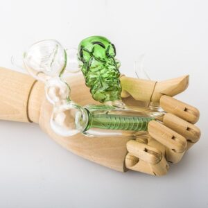 5.9SkullDiffusedPercMiniDabRig_5 5.9" Skull Diffused Perc Mini Bong