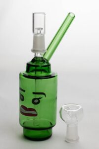 7" Lego head  2-in-1 glass water bubbler