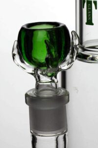 539de520-4f45-497a-ba68-033b435db510 14" Ghost Glass Mini Showerhead Diffused Water Bong