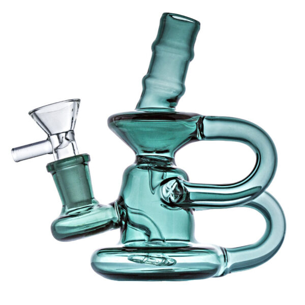 5" Mini Glass Recycler Dab Rig
