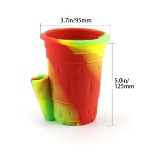 5" Mini Silicone Cup Bong