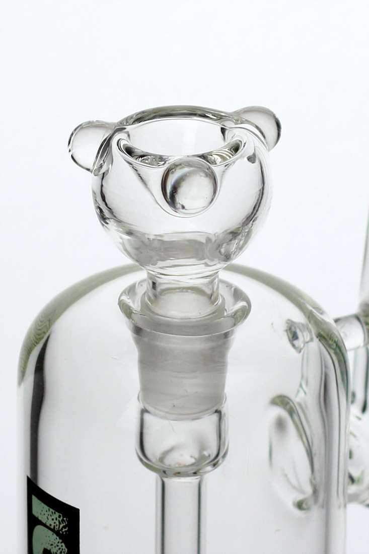 5cfd90b5-fb5b-401b-b6ac-412b897ee5be 12" Ice Glass Beanpole Stem Bubbler