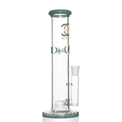 5mm-thick-glass-bongs-flower-water-pipes-with-seed-of-life-perc-114inch-height-188mm-female-joint-water-pipes-3 12" C&C Straight Tube Bong