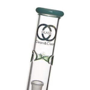 5mm-thick-glass-bongs-flower-water-pipes-with-seed-of-life-perc-114inch-height-188mm-female-joint-water-pipes-4 12" C&C Straight Tube Bong