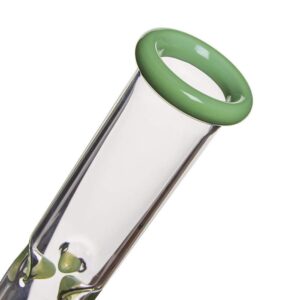 5mm-thick-glass-bongs-flower-water-pipes-with-seed-of-life-perc-114inch-height-188mm-female-joint-water-pipes-8 12" C&C Straight Tube Bong