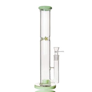 5mm-thick-glass-bongs-flower-water-pipes-with-seed-of-life-perc-114inch-height-188mm-female-joint-water-pipes-9 12" C&C Straight Tube Bong