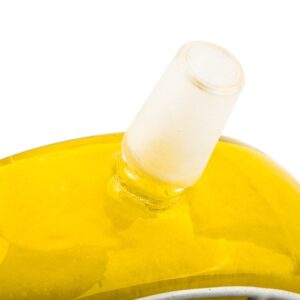 6.7" Lemon Theme Glass Bong