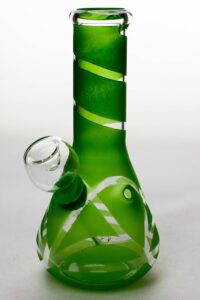 6" glass water bong