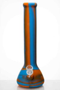 13" Stripe Silicone Beaker Bong