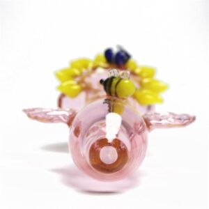 Sunflower Glass Spoon Pipe
