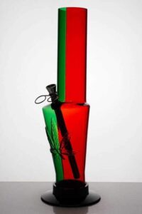 12" Acrylic Rasta Water Pipe