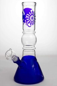 67513bf0-1a97-49f0-b958-38ae10b1cf71 12" Color Coated Glass Water Bong