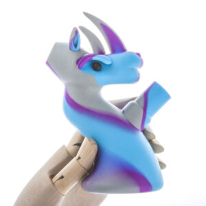 6" Dragon Silicone Dab Rig (Random Color)