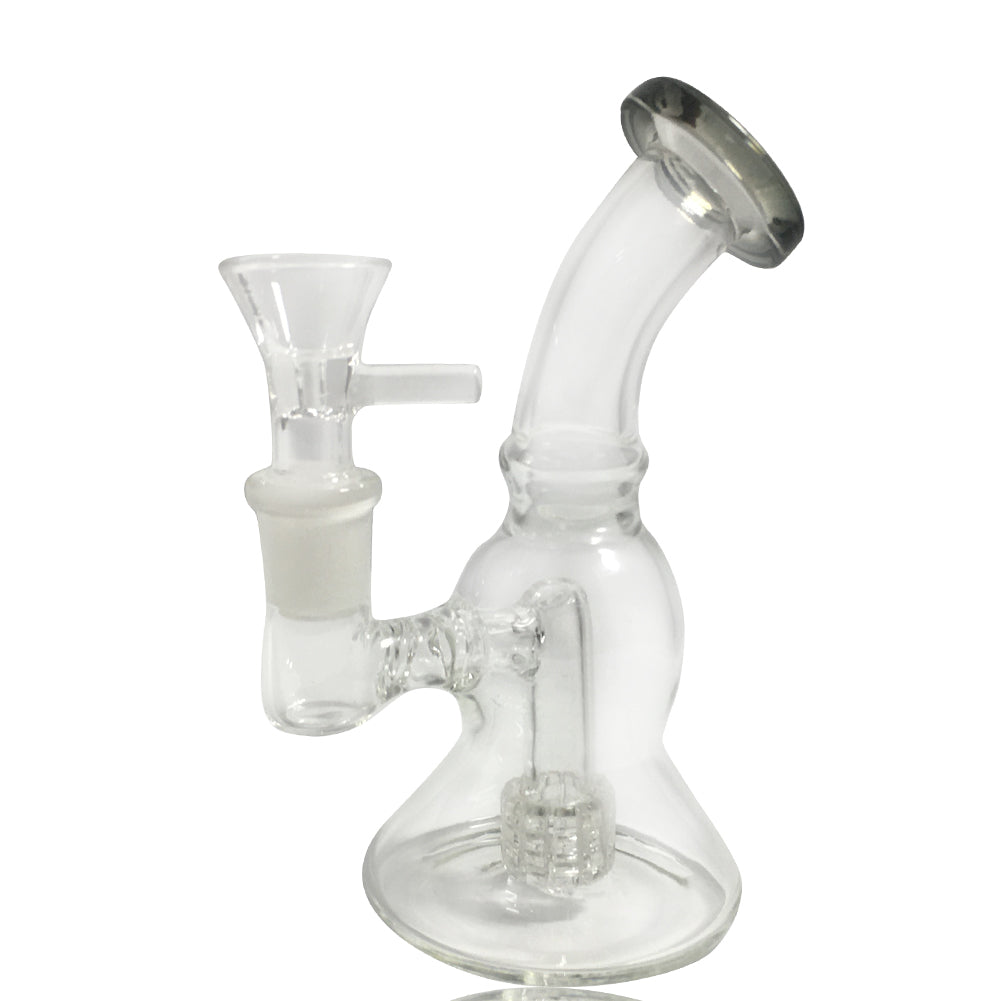 6MatrixPercMiniGlassDabRigWaterPipesForSaleFreeShipping_1 6" Matrix Perc Mini Dab Rig