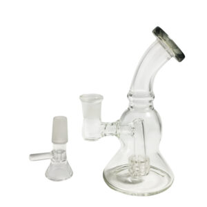 6MatrixPercMiniGlassDabRigWaterPipesForSaleFreeShipping_9 6" Matrix Perc Mini Dab Rig