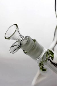 6a36a1dd-a77a-450b-8b62-6e4c73a62b42 18" genie color dot curved tube beaker water bong