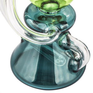 7.5" Colored Recycler Glass Dab Rig