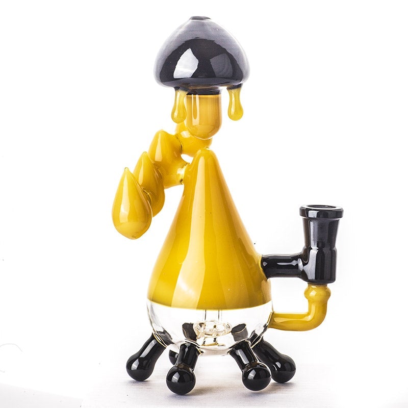 7.5NoveltyGlassBongWaterPipesForSaleFreeShipping_1 7.5" Novelty Glass Dab Rig