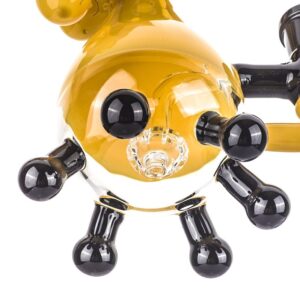 7.5NoveltyGlassBongWaterPipesForSaleFreeShipping_6 7.5" Novelty Glass Dab Rig