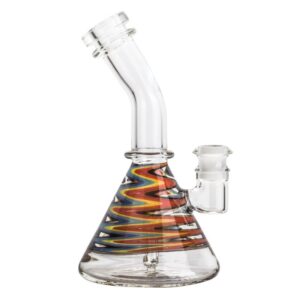 7.5" Zigzag Pattern Beaker Bong